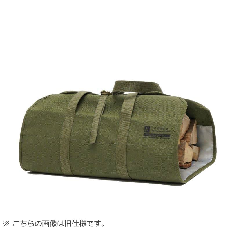 Amazon | [アッソブ] ALBERTON CANVAS FIRE WOOD BAG 薪バッグ